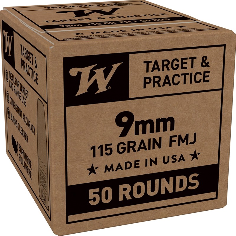 WIN SG9W50 9MM FMJ 50RD - 556 Black Friday Promotion